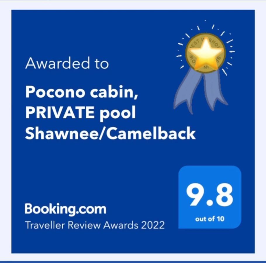 Pocono cabin, PRIVATE pool Shawnee/Camelback East Stroudsburg Esterno foto